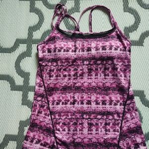 Small Gaiam tank with built-in bra